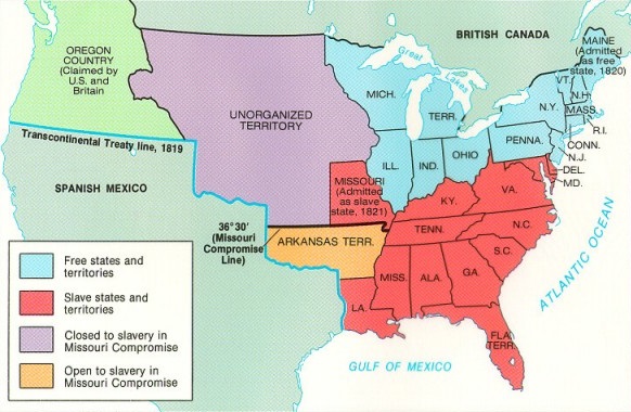 Slavery In The Territories Chart